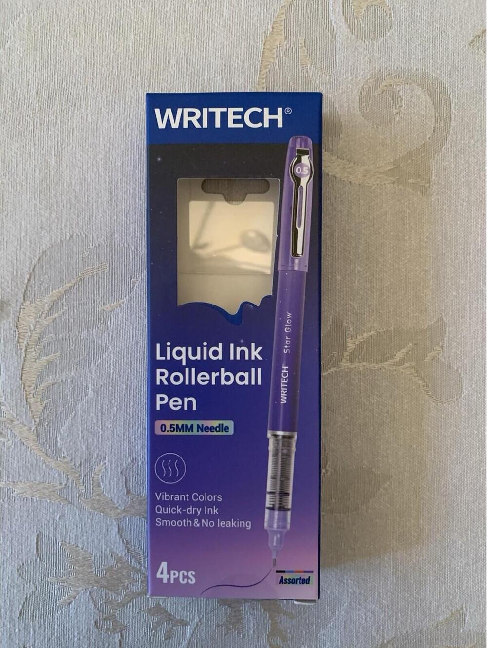4 PCS WRITECH Liquid Ink Rollerball Pens